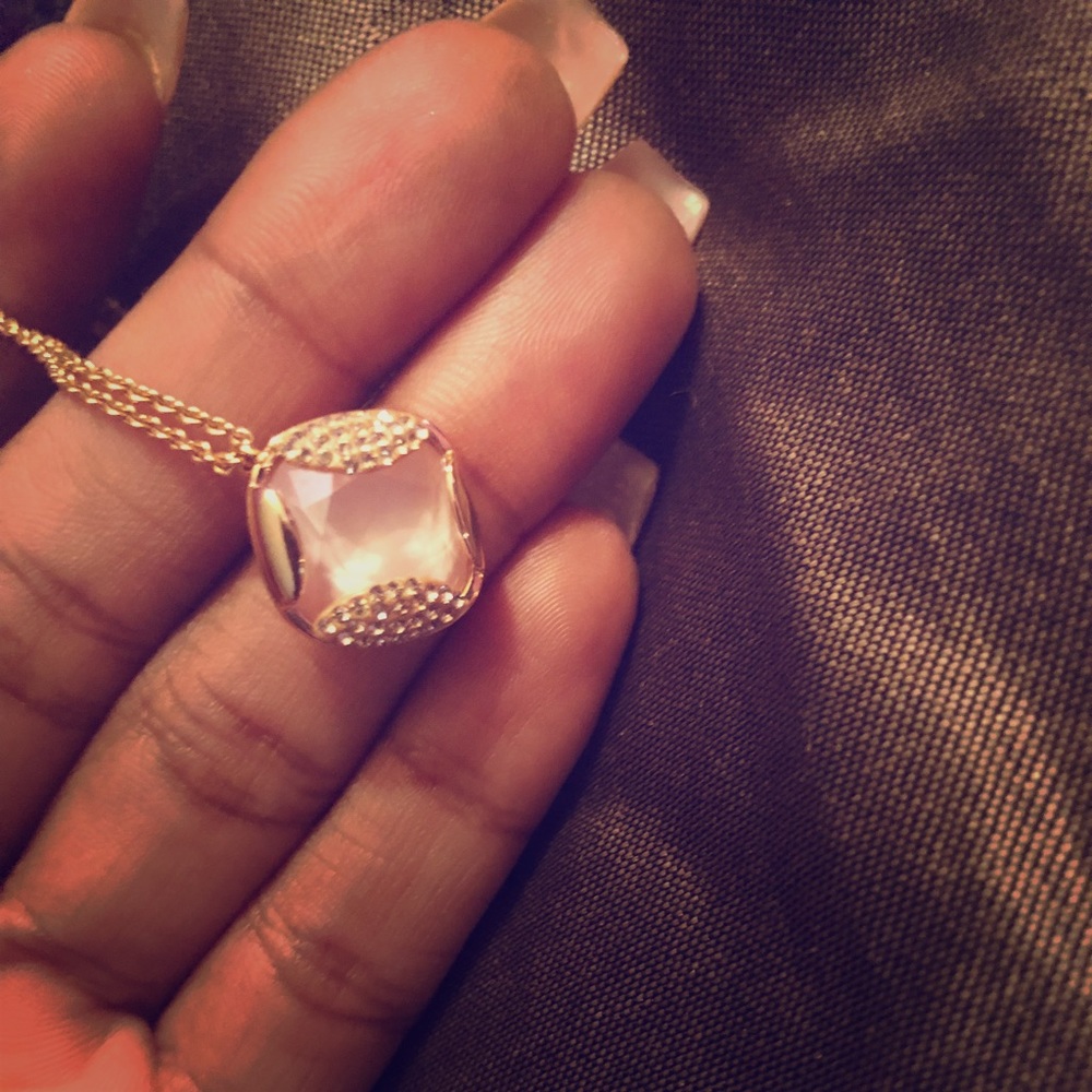 Swarovski rose gold chain